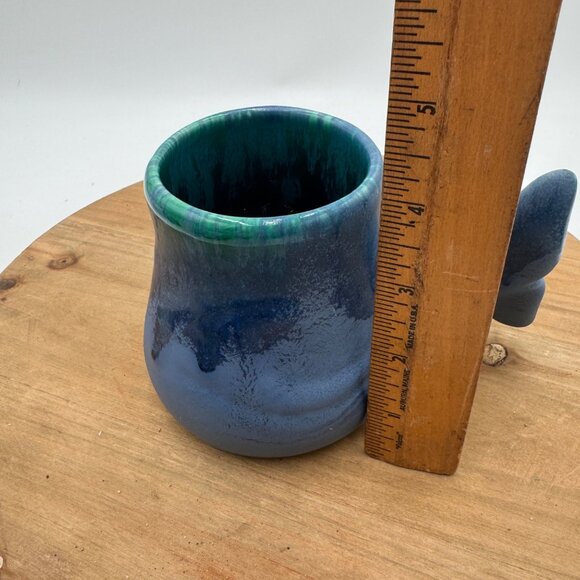 Wylie Dolphin tail mug cup blue green 2014 - Picture 9 of 11